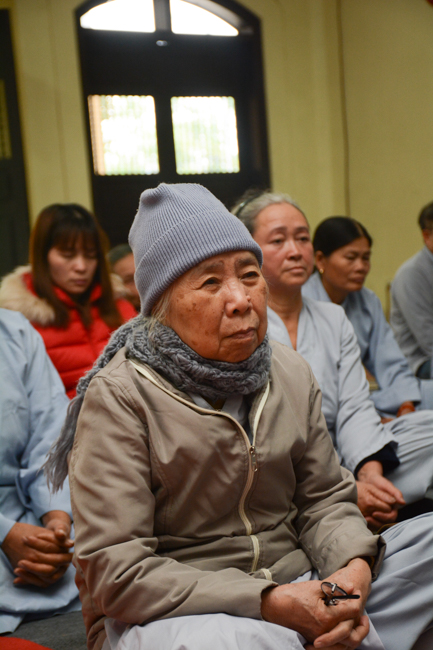 The ceremony of taking refuge at Tay Khanh Pagoda - Thai Binh