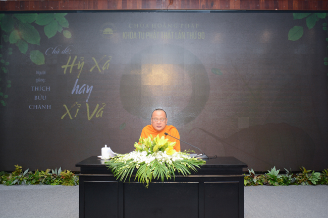 Pháp thoại “Hỷ Xả Hay Xỉ Vả”  – KTPT 90