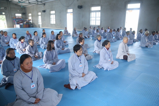 The 6th retreat of “Study of the Buddha's Practice  at Dong Cao pagoda in Thanh Hoa.