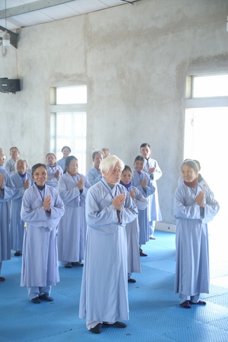 The 6th retreat of “Study of the Buddha's Practice  at Dong Cao pagoda in Thanh Hoa.