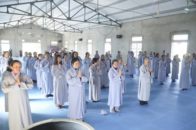 The 6th retreat of “Study of the Buddha's Practice  at Dong Cao pagoda in Thanh Hoa.