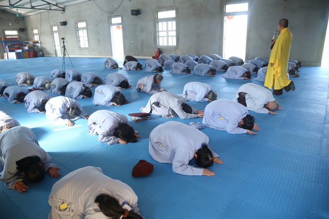 The 6th retreat of “Study of the Buddha's Practice  at Dong Cao pagoda in Thanh Hoa.