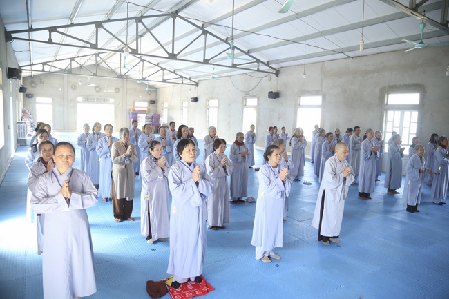 The 6th retreat of “Study of the Buddha's Practice  at Dong Cao pagoda in Thanh Hoa.