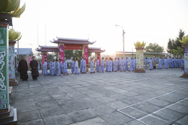The 6th retreat of “Study of the Buddha's Practice  at Dong Cao pagoda in Thanh Hoa.