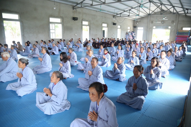The 6th retreat of “Study of the Buddha's Practice  at Dong Cao pagoda in Thanh Hoa.