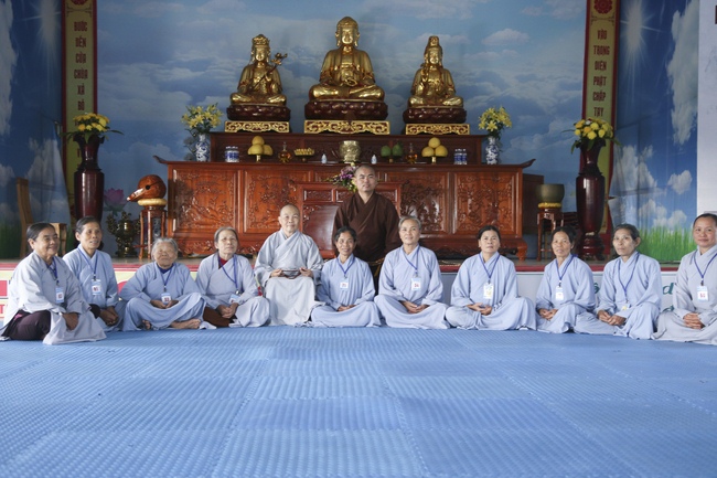 The 6th retreat of “Study of the Buddha's Practice  at Dong Cao pagoda in Thanh Hoa.