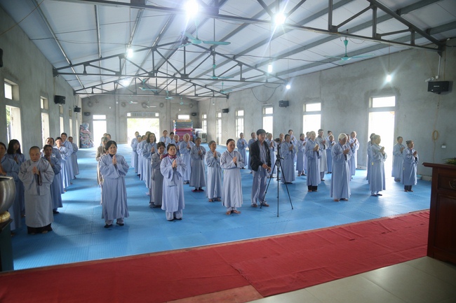 The 6th retreat of “Study of the Buddha's Practice  at Dong Cao pagoda in Thanh Hoa.