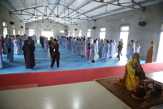 The 6th retreat of “Study of the Buddha's Practice  at Dong Cao pagoda in Thanh Hoa.