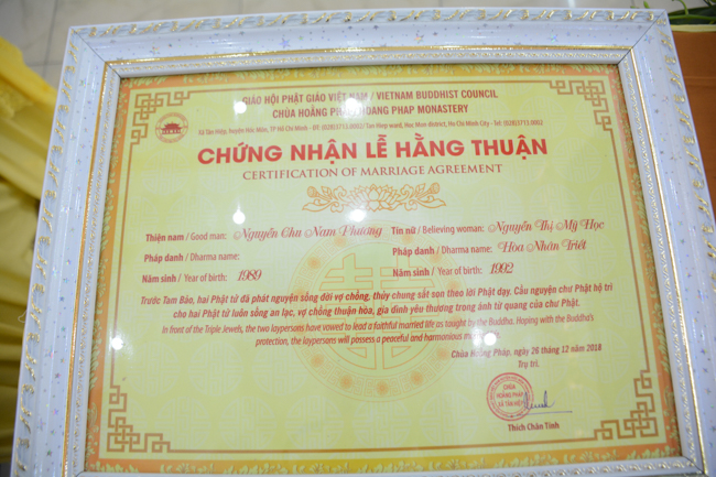 Buddhist Wedding Ceremony