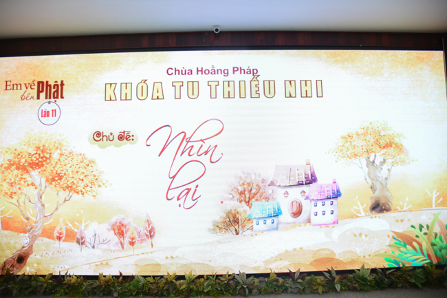 Khóa tu thiếu nhi “Em Về Bên Phật”