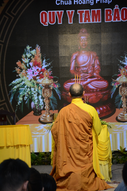 The third “Take Refuge with the Triple Gems” Ceremony in 2018