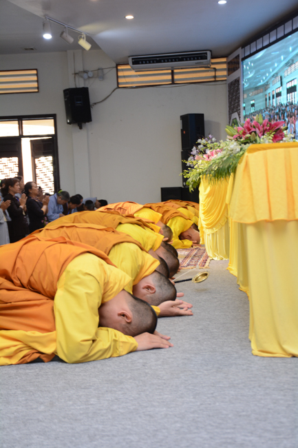 The third “Take Refuge with the Triple Gems” Ceremony in 2018