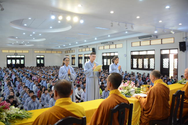 The third “Take Refuge with the Triple Gems” Ceremony in 2018