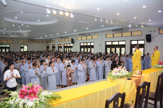 The third “Take Refuge with the Triple Gems” Ceremony in 2018