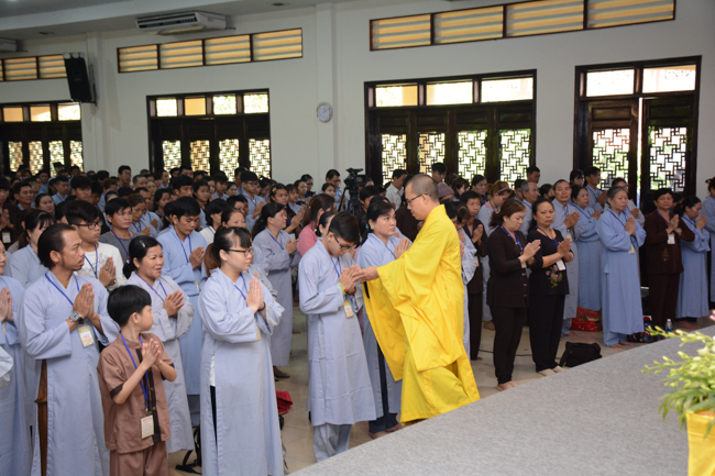 The third “Take Refuge with the Triple Gems” Ceremony in 2018