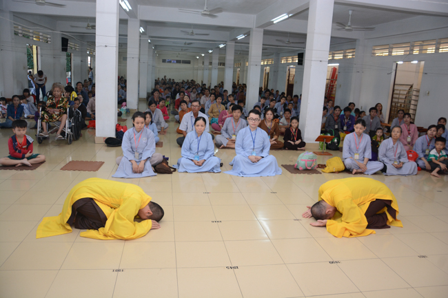 The third “Take Refuge with the Triple Gems” Ceremony in 2018