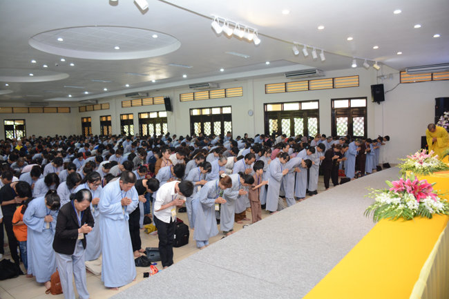 The third “Take Refuge with the Triple Gems” Ceremony in 2018