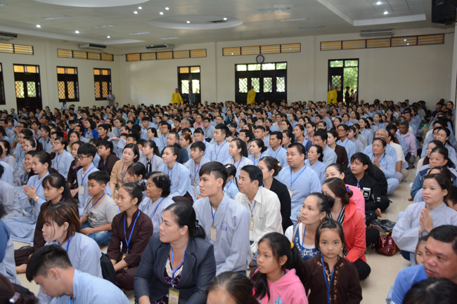 The third “Take Refuge with the Triple Gems” Ceremony in 2018