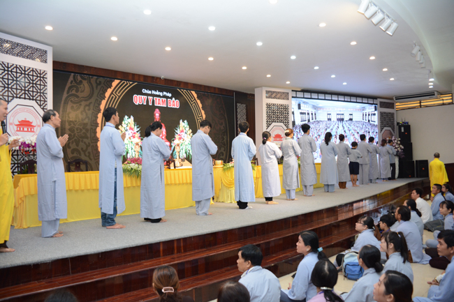 The third “Take Refuge with the Triple Gems” Ceremony in 2018