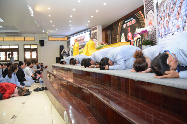 The third “Take Refuge with the Triple Gems” Ceremony in 2018