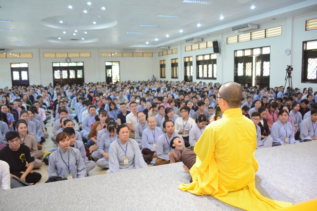 The third “Take Refuge with the Triple Gems” Ceremony in 2018