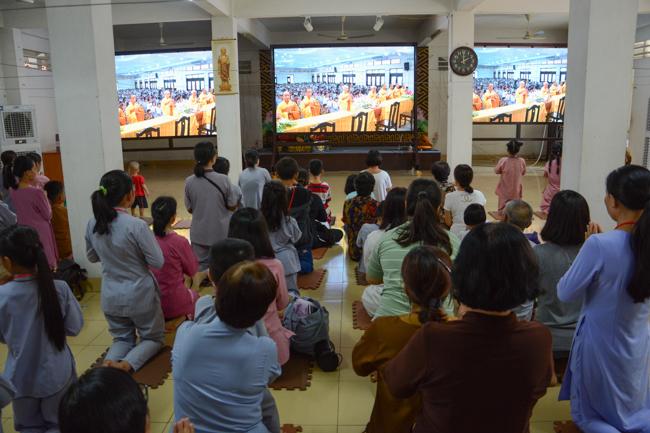 The third “Take Refuge with the Triple Gems” Ceremony in 2018