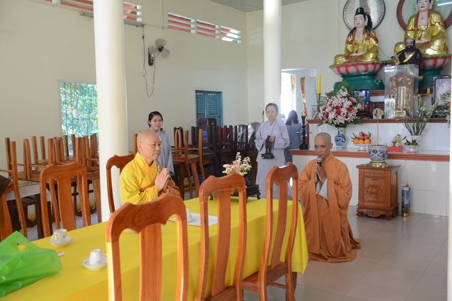 Giảng pháp tại chùa Phổ Nguyện, Đồng Tháp