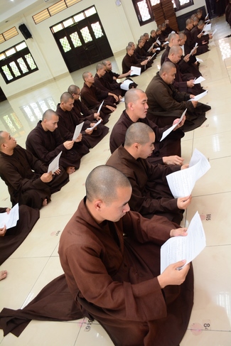 Examining before the fully ordination