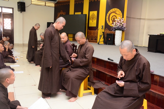Examining before the fully ordination