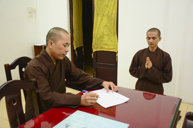 Examining before the fully ordination