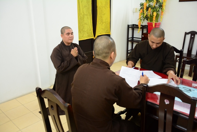 Examining before the fully ordination