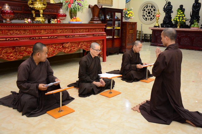 Examining before the fully ordination