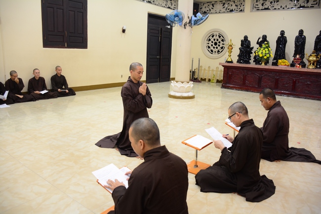 Examining before the fully ordination