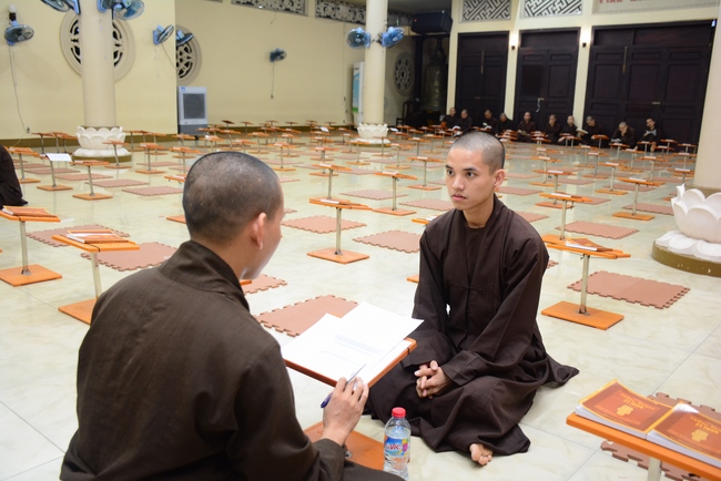 Examining before the fully ordination