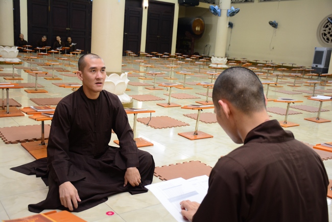 Examining before the fully ordination