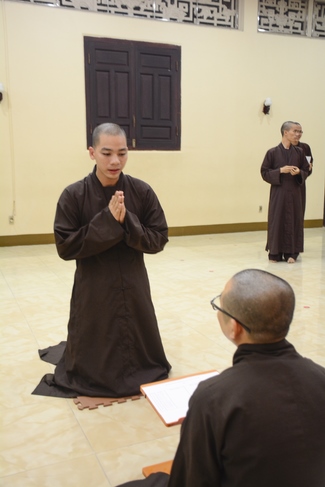 Examining before the fully ordination