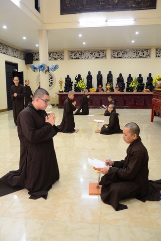Examining before the fully ordination