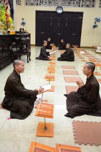 Examining before the fully ordination