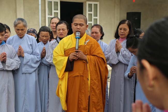 One-day cultivation of reciting the Buddha’s name at Dong Cao Pagoda in Thanh Hoa province