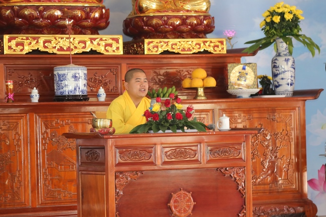 One-day cultivation of reciting the Buddha’s name at Dong Cao Pagoda in Thanh Hoa province