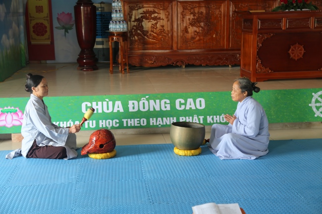 One-day cultivation of reciting the Buddha’s name at Dong Cao Pagoda in Thanh Hoa province