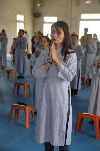One-day cultivation of reciting the Buddha’s name at Dong Cao Pagoda in Thanh Hoa province