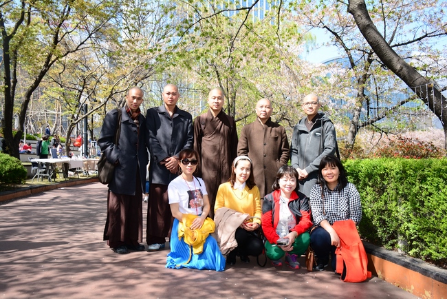 VISITING DONGGUK UNIVERSITY AND PREACHING DHARMA IN NONSAN.