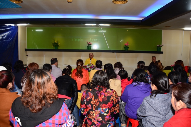 VISITING DONGGUK UNIVERSITY AND PREACHING DHARMA IN NONSAN.