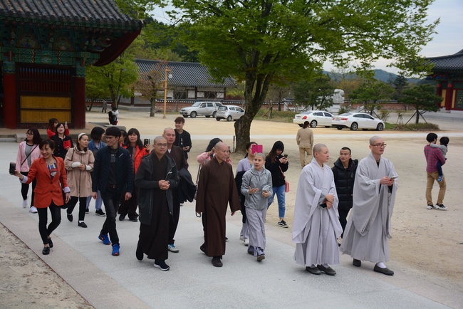 Visiting Temples In The Middle Korea