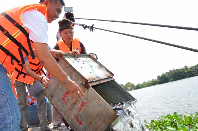Releasing Creatures in Cu Chi District