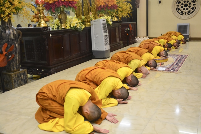 The first ordination ceremony in 2018