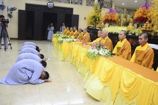 The first ordination ceremony in 2018