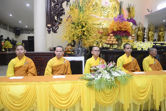 The first ordination ceremony in 2018