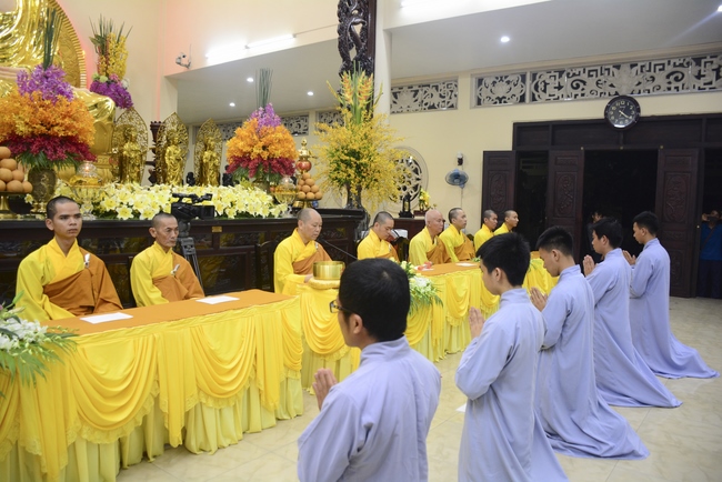 The first ordination ceremony in 2018